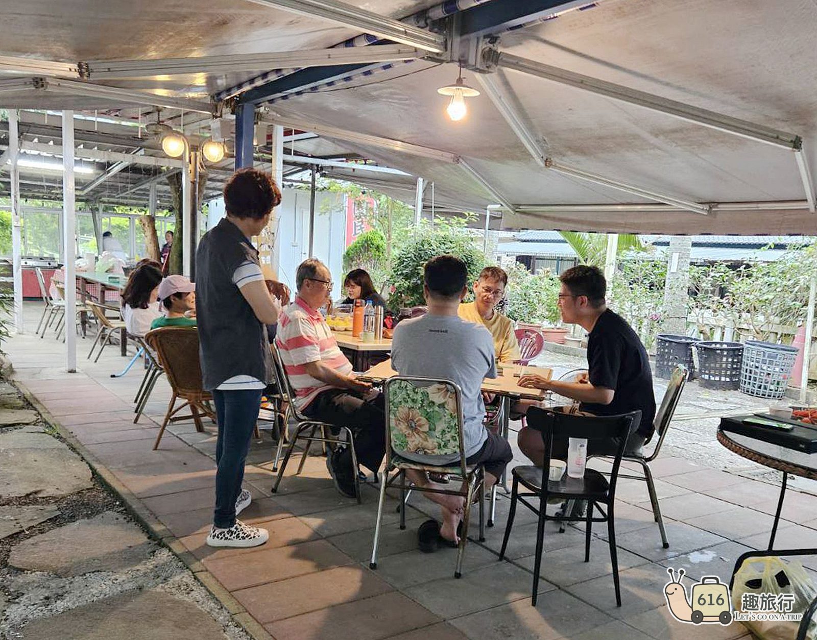 群園庭園咖啡民宿｜新竹內灣包棟 烤肉派對與宵夜時光